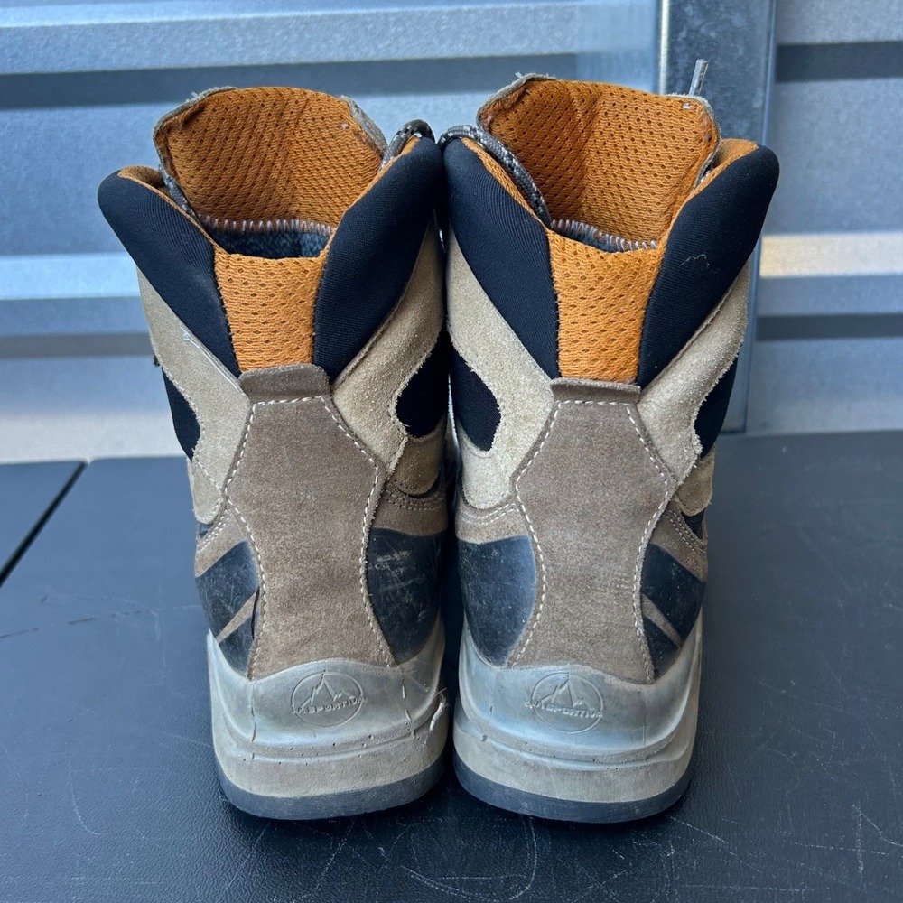La Sportiva Gore-Tex Hiking Boots Mens‎ Size 8.5 Tan Black Made in Italy - Picture 4 of 13